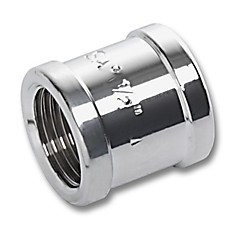 Муфта латунная 3/4" хром
