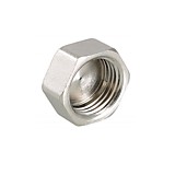 Заглушка латунная 1/2" в-р никелированная (10/500)