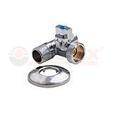 Кран шаровый для сантех приборов 1/2"х3/4"х1/2" VF