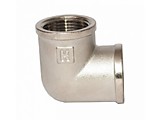 Угол латунный переходной 1"х1/2" г/г никелированный (10/100)