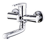 Смеситель для ванны G-LAUF PUD-3045-A045 цинк короткий излив Ф35