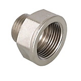 Переходник латунный 1 1/4"х1" в-н никелированный (5/70)