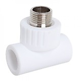 Тройник комбинированный PP-R 25х1/2" НР (100/10) TEBO
