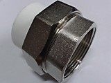 Муфта комбинированная разъемная PP-R 20х1" ВР (150/10) TEBO