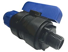 Кран шаровый ПНД 32*1" НР