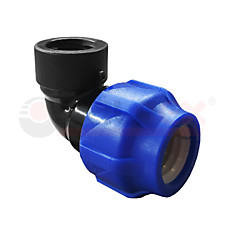 Отвод ПНД компрессионный 25х1" ВР (80/20)