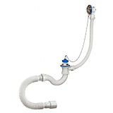 Сифон для ванны ОРИО с гибкой трубой 1 1/2х40мм 