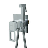 Смеситель с гигиеническим душем GAPPO G7217-8, 35к встраиваемый, БЕЛЫЙ-ХРОМ