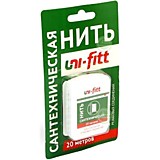 Нить уплотнительная для герметизации резьбовых соединений, 20м.Uni-Fitt.