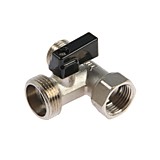 Кран шаровый TIM для сантех приборов 1/2"х3/4"х1/2" 
