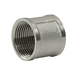 Муфта латунная 1/2" никелированная (10/300)