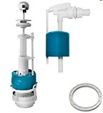 Арматура д/бачка ИНКОЭР универс. шток хром бок. подводка 