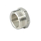 Футорка латунная н-в 1/2"х3/8" никелированная (10/500)