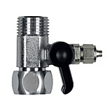 Кран шаровый, присоединтельный комплект 1/2" металл PRIO(новая вода)