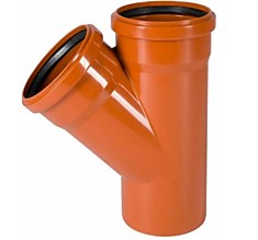 Тройник ПП наруж. 110х110/45гр. (24)