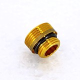Ниппель к узлам для радиаторов 1/2"х3/4"EK НН с прокладкой O-RING .Uni-Fitt