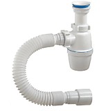 Сифон ОРИО бутылочный 1 1/2"х40 с пластиковым выпуском гибкой трубой